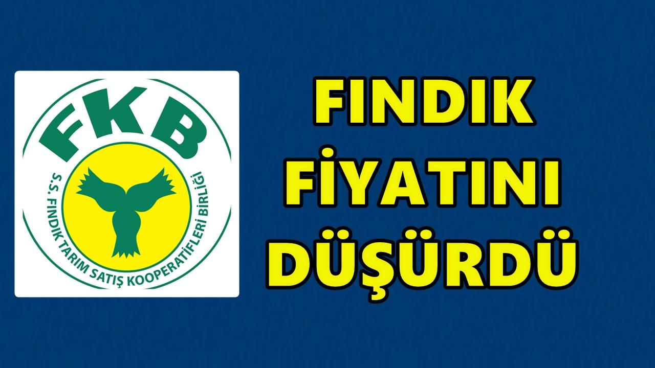 Son Dakika Fiskobirlik’ Fındık Fiyatını Düşürdü