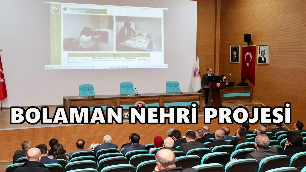 12 İlçeyi Kapsayan Bolaman Nehri Projesi Ordu’da Ele Alındı