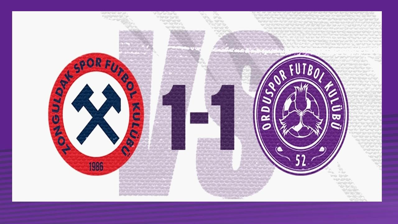 52 Orduspor Zirve Yolunda Büyük Fırsatı Kaçırdı