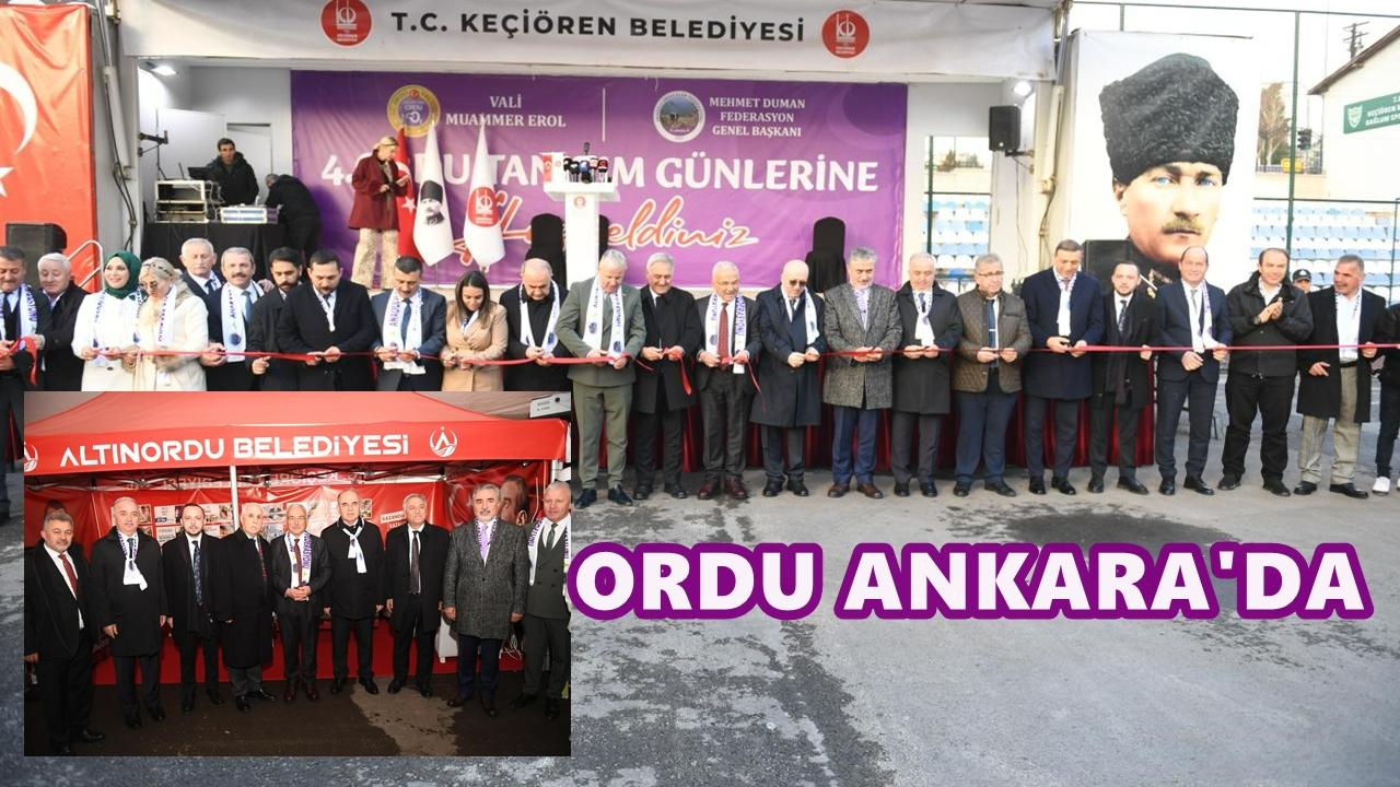 Altınordu Belediyesi, Ankara’daki Ordu Tanıtım Günleri’nde Yoğun İlgi Görüyor