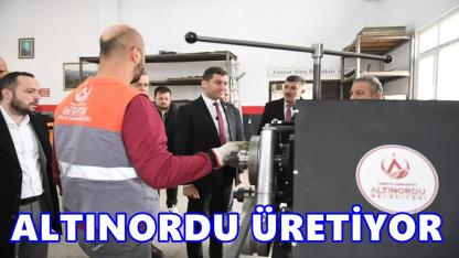 Altınordu Belediyesi Çöp Konteynerlerini Artık Kendi Üretiyor
