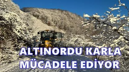 Altınordu Belediyesi Karla Mücadele Ediyor