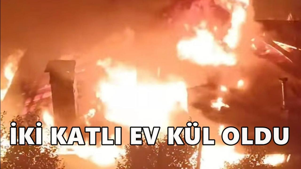 Altınordu’da İki Katlı Ev Alevlere Teslim Oldu