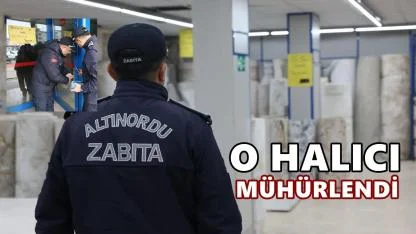 Altınordu'da Su Baskını Yalanıyla Halı Satan İşletme Ruhsatsız Çıktı! Zabıta Mühürledi