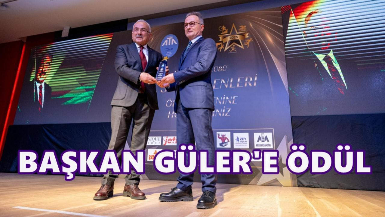 Başkan Güler’e “Spora ve Sporcuya Destek” Ödülü
