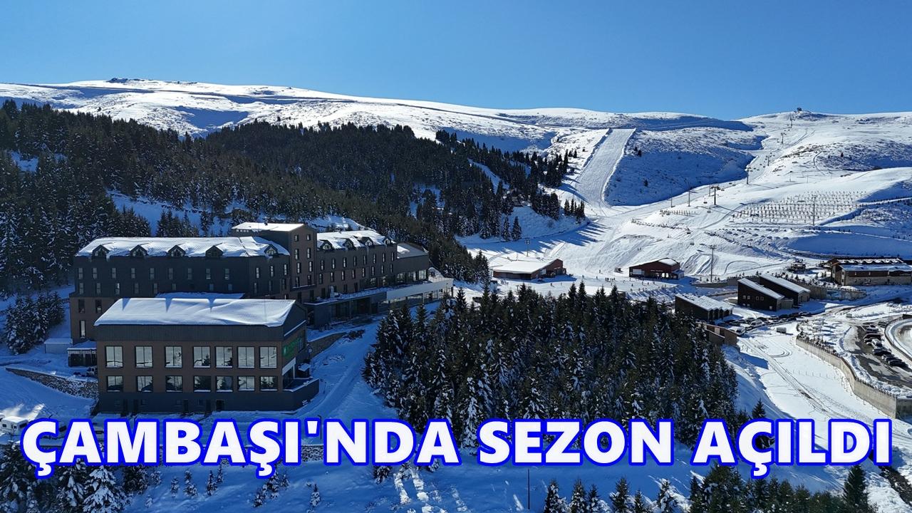 Çambaşı Kayak Merkezi Sezonu Açtı, İlk Günden Yoğun İlgi