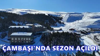 Çambaşı Kayak Merkezi Sezonu Açtı, İlk Günden Yoğun İlgi