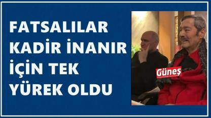 Fatsalılar Kadir İnanır İçin Tek Yürek Oldu