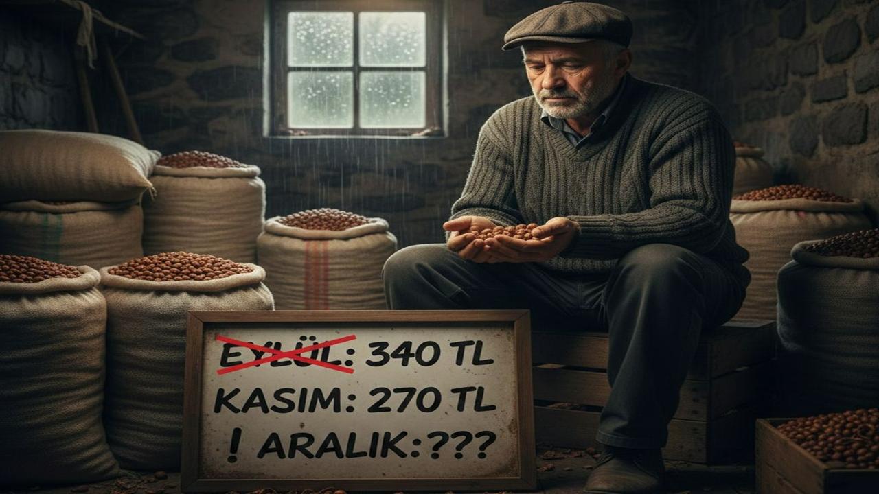 Fındıkta Büyük Hayal Kırıklığı:Fındık Fiyatları Dibe Vurdu