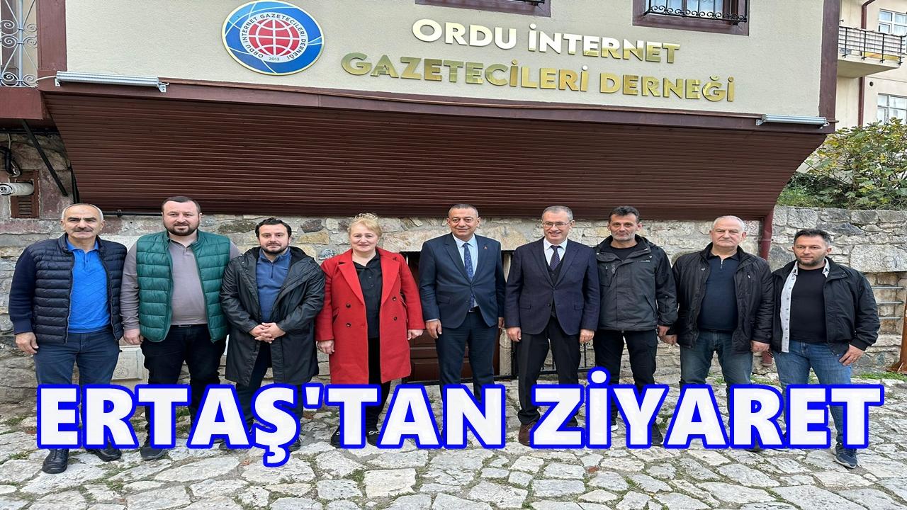 Kaymakam Ertaş’tan Ordu İnternet Gazetecilerine Nezaket Ziyareti