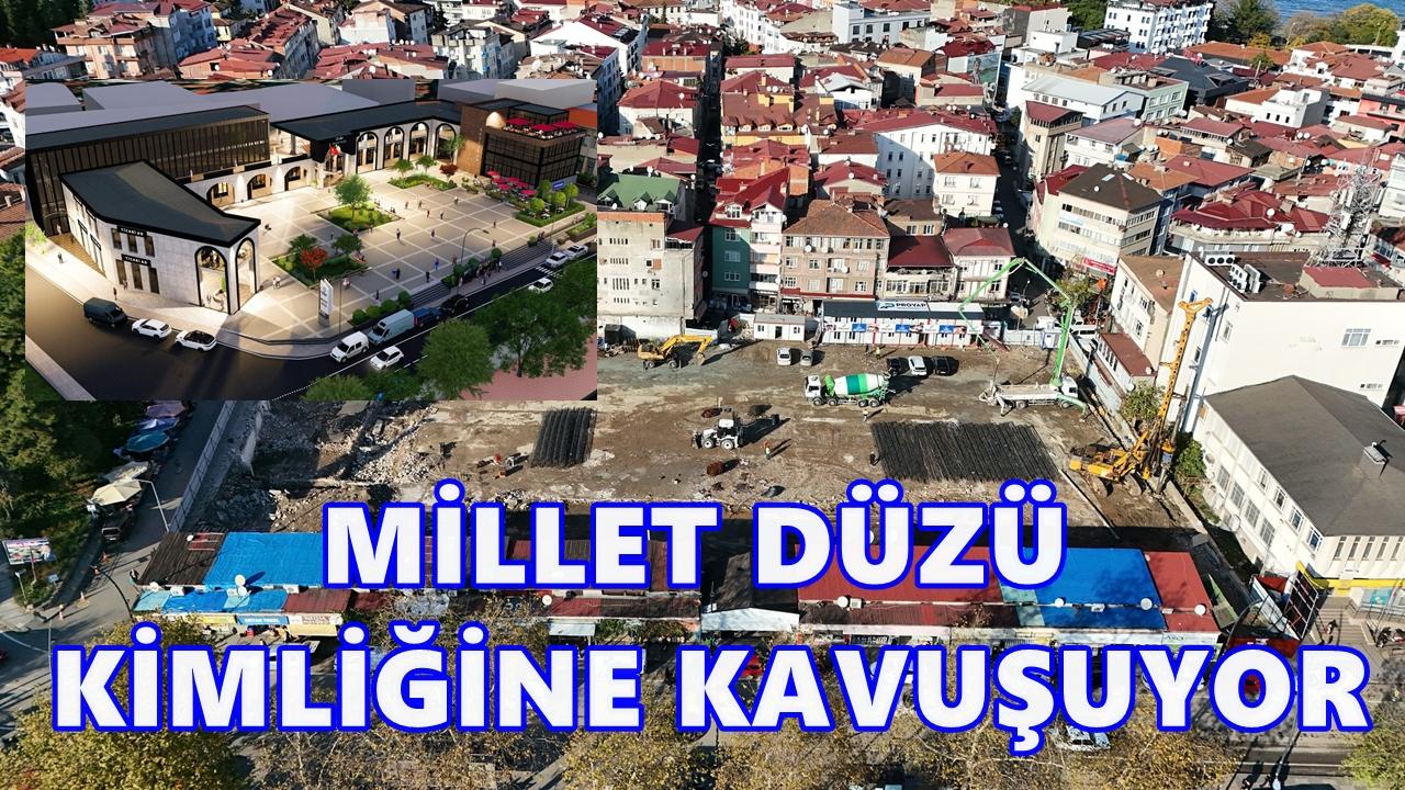 Millet Düzü Projesinde İlk Kazma Vuruldu