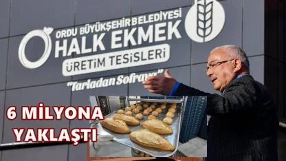 Ordu Halk Ekmek 1 Yılda 5,8 Milyon Üretime Ulaştı