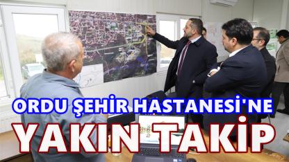 Ordu Şehir Hastanesi’nde İnceleme: İl Sağlık Müdürü Çelenk’ten Yakın Takip