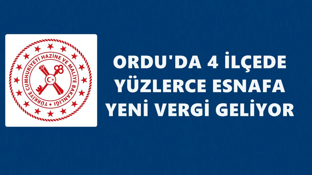 Ordu'da 4 İlçede Yüzlerce Esnaf Basit Usulden Gerçek Usule Geçiyor