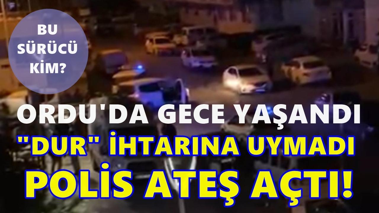 Ordu’da Nefes Kesen Polis Takibi: Lastiklerine Ateş Açılan Sürücü Kaçtı