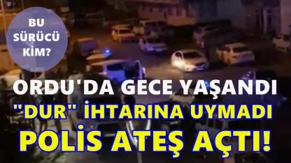 Ordu’da Nefes Kesen Polis Takibi: Lastiklerine Ateş Açılan Sürücü Kaçtı