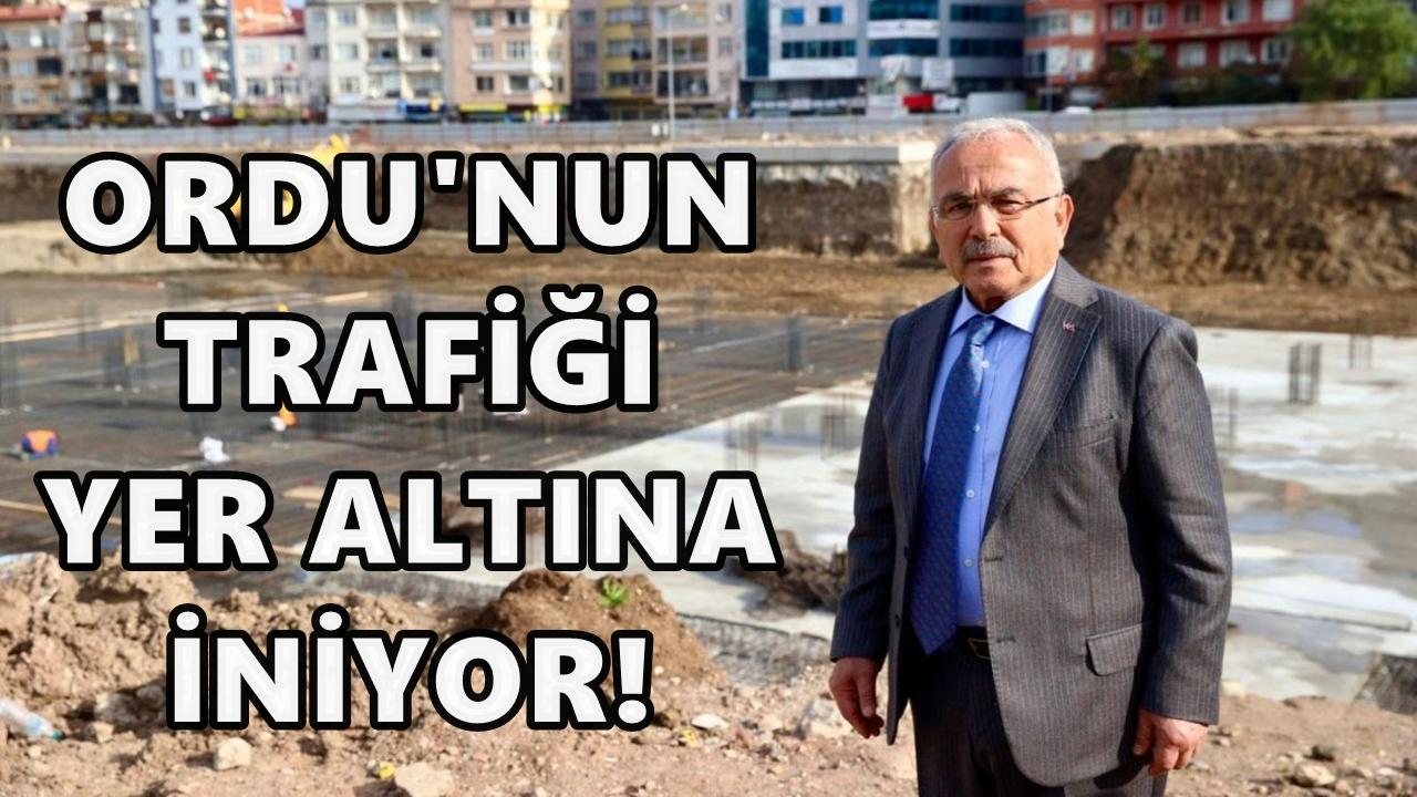 Ordu’nun Trafiği Yer Altına İniyor; 3500 Araç Park Edecek