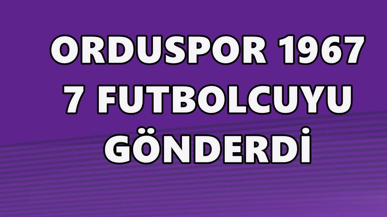 Orduspor 1967’de 7 Futbolcu ile Yollar Ayrıldı