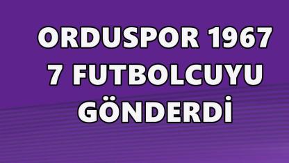 Orduspor 1967’de 7 Futbolcu ile Yollar Ayrıldı