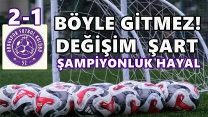 52 Orduspor'da İşler Yolunda Gitmiyor, Bozok Yenilgisi Sonrası Değişim Şart!