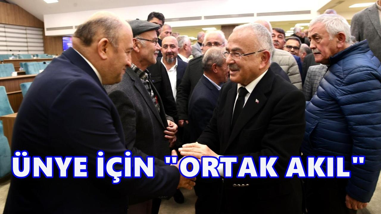 Ünye İçin “Ortak Akıl” Buluşması: Güler’den Yatırım ve Güçlü Belediyecilik Vurgusu