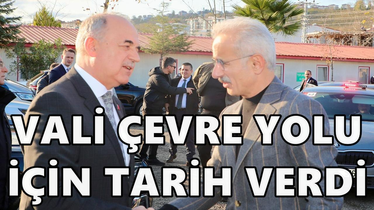 Vali Açıkladı; ordu Çevre Yolu O Tarihte Bitecek!