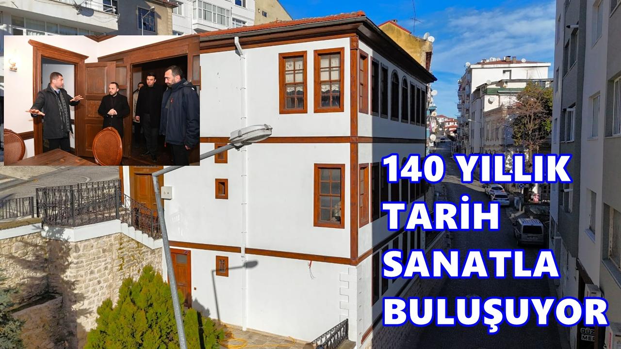 140 Yıllık Saatçi Hafız Konağı Sanatla Hayat Buluyor