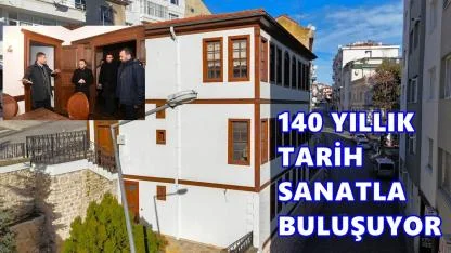 140 Yıllık Saatçi Hafız Konağı Sanatla Hayat Buluyor