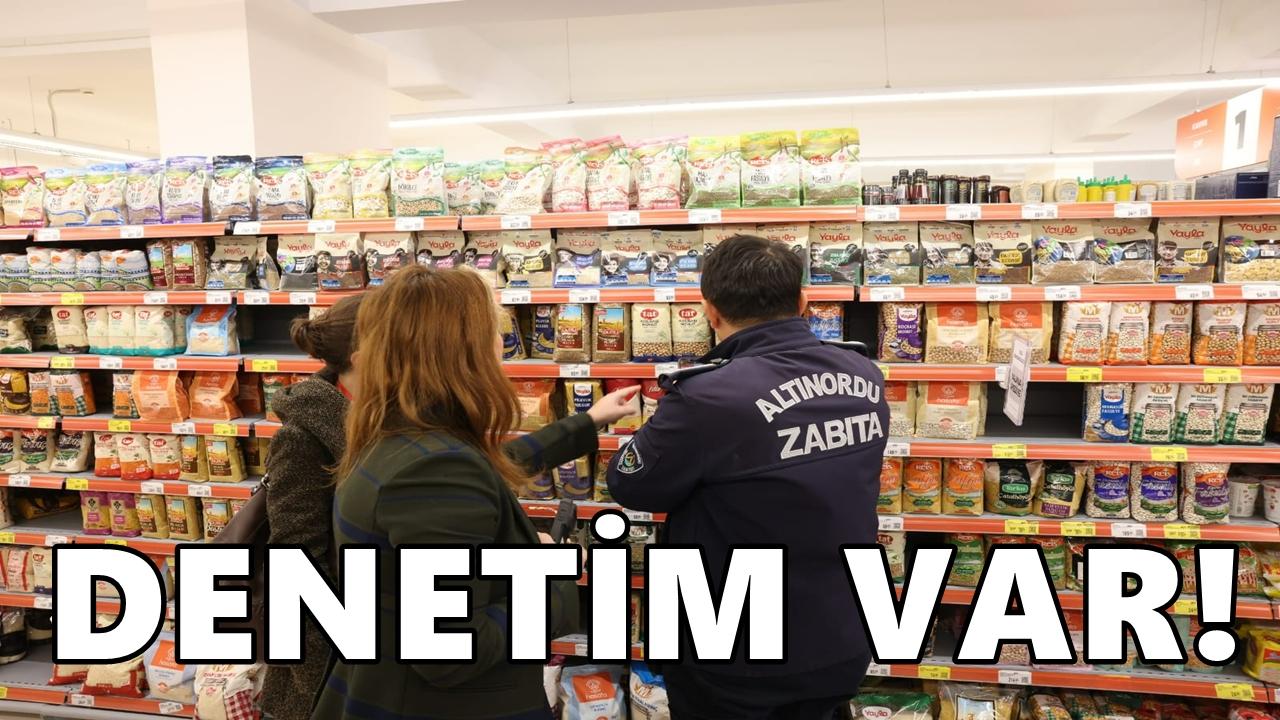 Altınordu’da Fırın, Market ve Gıda İşletmelerine Yakın Takip