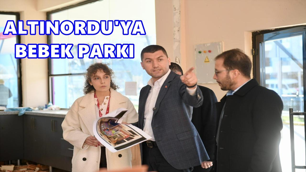 Altınordu'ya İlk Bebek Parkı: 0–3 Yaş İçin Güvenli ve Konforlu Alan