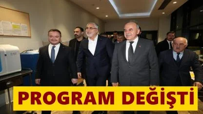 Bakan Vedat Işıkhan Ordu’da: Programda Sürpriz Değişiklik