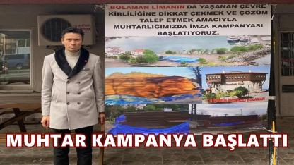 Bolaman Limanı İçin Halk Ayakta: İmza Kampanyası Başlatıldı