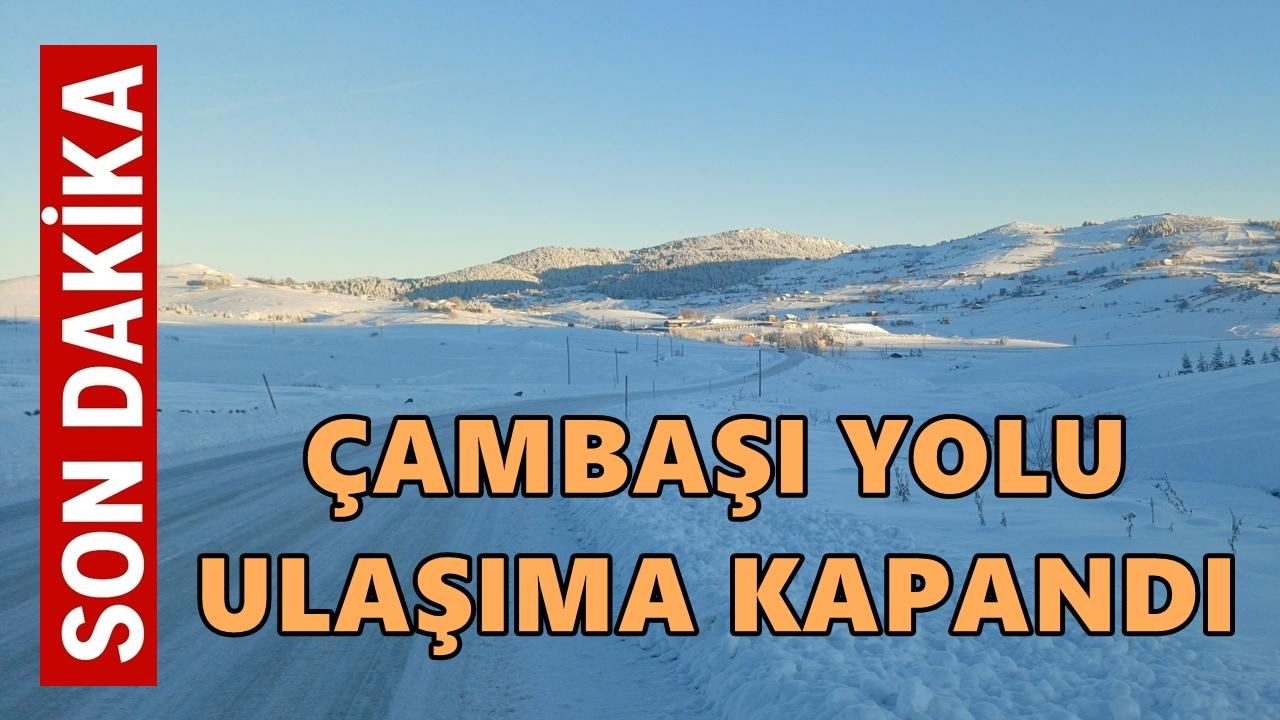 Çambaşı Yolu Fırtına ve Tipiye Teslim: Ulaşım Sık Sık Aksıyor