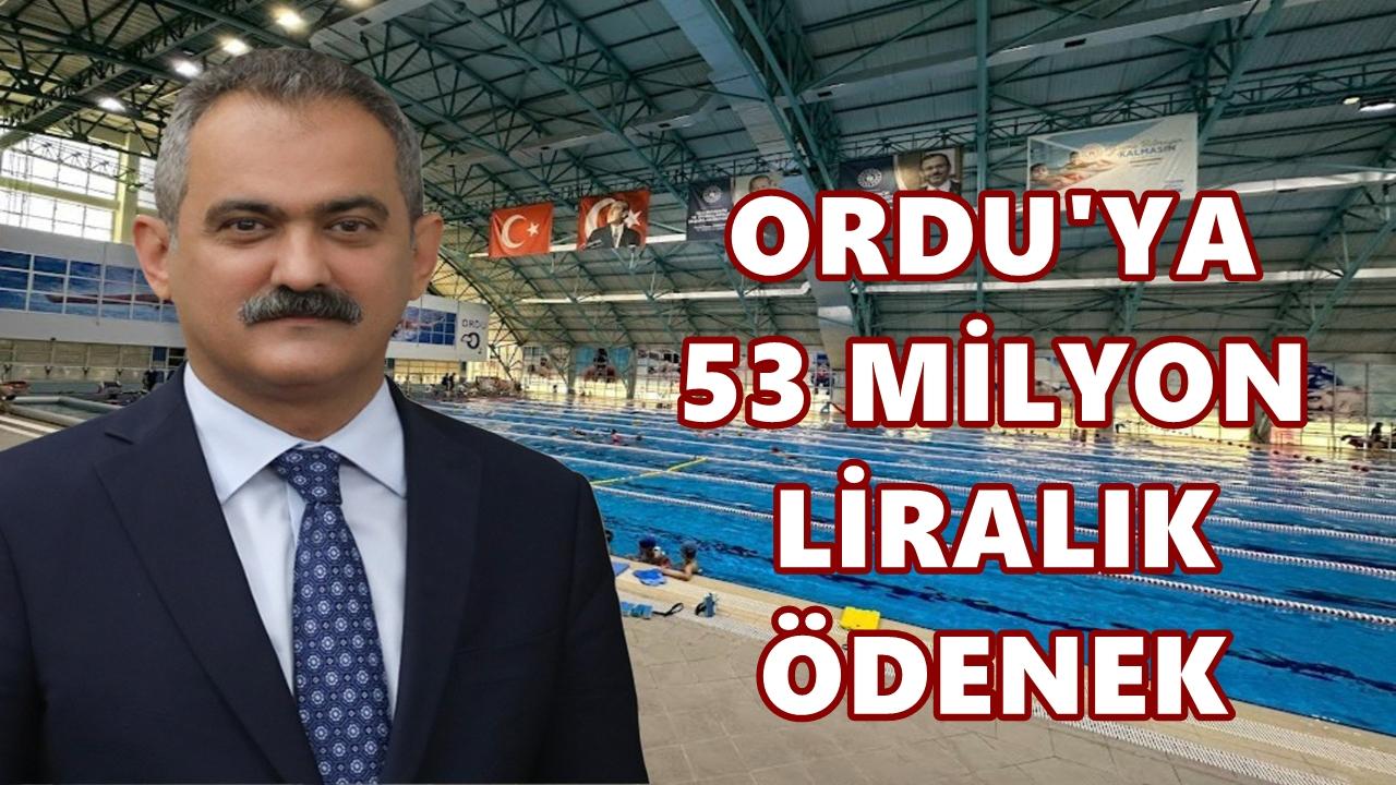 Durugöl Yüzme Havuzu Yenileniyor: Ordu’ya 53 Milyon Liralık Ödenek