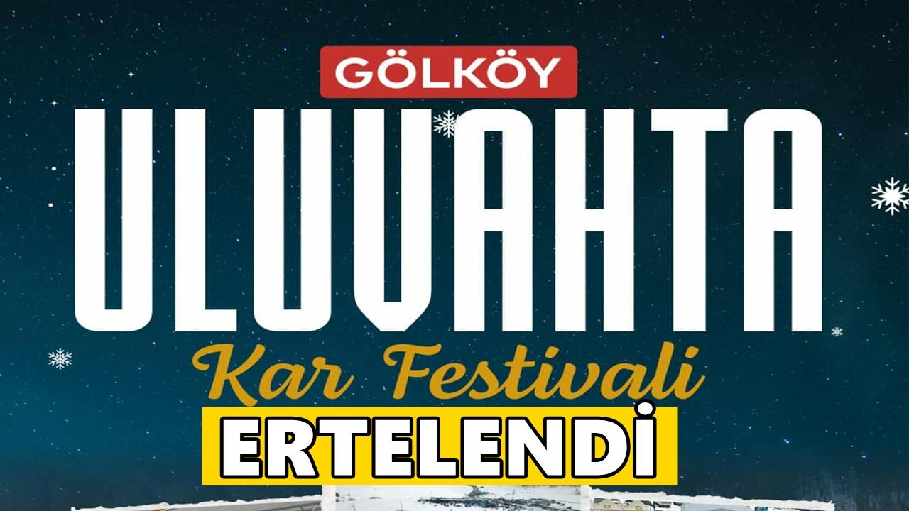 Gölköy Uluvahta Yaylası Kar Festivali Kar Kalmayınca Ertelendi