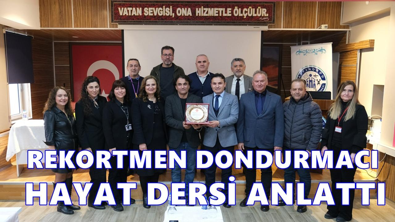 Guinness Rekortmeni Dondurma Ustası Celal Karaarslan Öğrencilere Hayat Dersi Anlattı