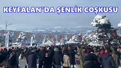 Keyfalan Yaylası’nda Kış Şenliği Coşkusu