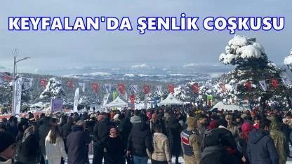 Keyfalan Yaylası’nda Kış Şenliği Coşkusu