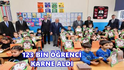 Ordu’da 123 Bin Öğrenci Karne Aldı