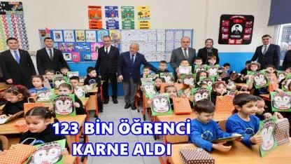 Ordu’da 123 Bin Öğrenci Karne Aldı