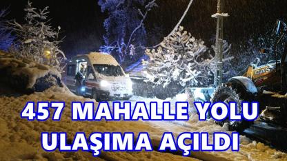 Ordu'da 457 Mahallenin Yolu Kardan Kapandı