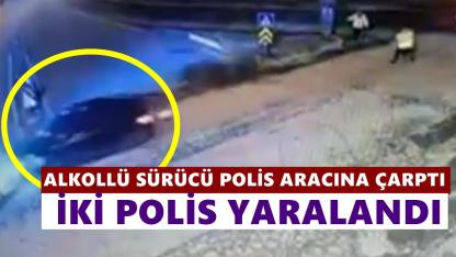 Ordu'da Alkollü Sürücü Polis Aracına Çarptı: 2 Polis Yaralı