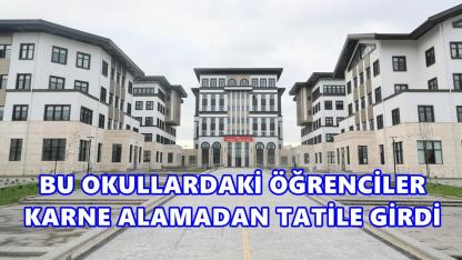Ordu’da Bu Okullarda Okuyan  Öğrenciler Karne Alamadan Tatile Girdi