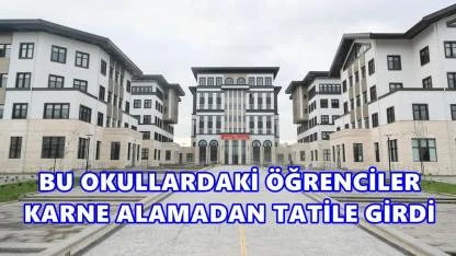 Ordu’da Bu Okullarda Okuyan  Öğrenciler Karne Alamadan Tatile Girdi