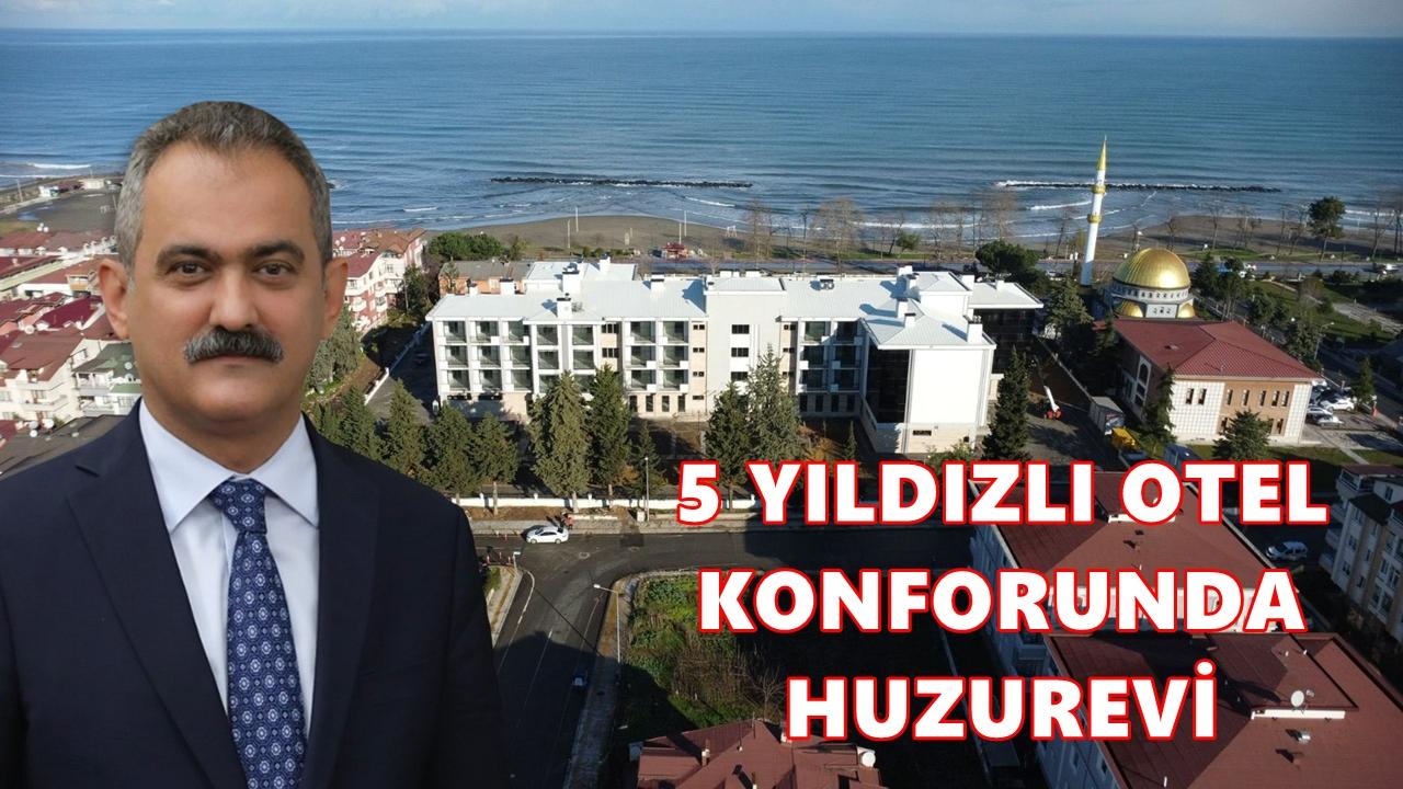 Ordu’da Denize Sıfır, 5 Yıldızlı Otel Konforunda Huzurevi
