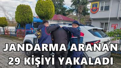 Ordu’da Jandarma Denetimleri: 29 Aranan Şahıs Yakalandı