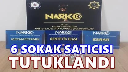 Ordu’da Sokak Satıcılarına Yönelik Operasyon: 6 Tutuklama