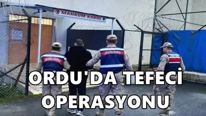Ordu’da Tefecilik Operasyonu: 2 Tutuklama
