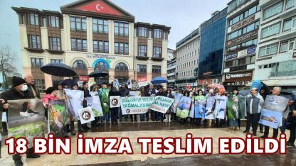 Ordu'da Yeşil Alan Talebiyle Toplanan 18 Bin İmza Belediyeye Teslim Edildi