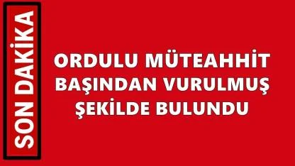 Ordulu Müteahhit Hayatını Kaybetti